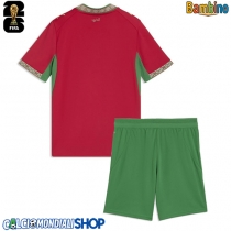 Maglie da calcio Marocco Prima Maglia Bambino Mondiali 2026  Manica Corta (+ Pantaloni corti)